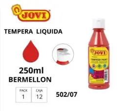 Tempera Jovi 250gr Bermellon