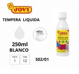 Tempera Jovi 250gr Blanco