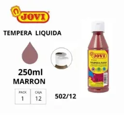 Tempera Jovi 250gr Marron