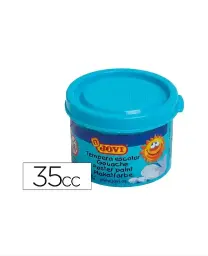 Témpera Jovi Escolar 35cc Azul Cyan