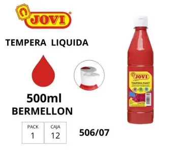 [630234] TÉMPERA JOVI 500GR BERMELLON