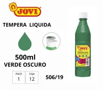 [630239] TÉMPERA JOVI 500GR VERDE OSCURO