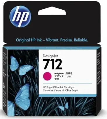 [130348] HP CARTUCHO Nº 712 MAGENTA 3ED68A