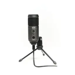 Micrófono Condensador Iggual Podcasting Pro Gris