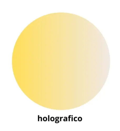 [825953] GOMETS CÍRCULO GRANDE Ø 21 MM HOLOGRÁFICO AMARILLO