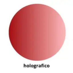 Gomets Círculo Grande Ø 21 Mm Holográfico Rojo