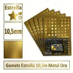 Gomets Estrella Metal Xl Oro