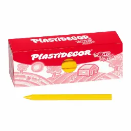 Ceras Plastidecor Kids 25u Amarillo