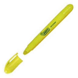 Marcador Fluorescente De Cera Amarillo Jovi