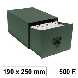 Fichero Karman Cartón 190 X 250 Mm Para 500 Fichas Nº5