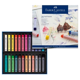 Tiza Pastel Faber-Castell Estuche 24 Colores Surtidos