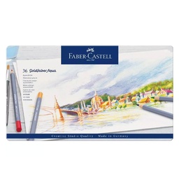 Estuche Metálico Faber-Castell Goldfaber 36 Ecolápices Acuarelables