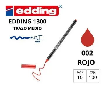 [080215] ROTULADOR EDDING 1300 ROJO