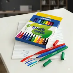 Rotulador Campus Punta Pincel 12 Colores