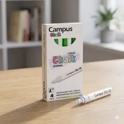 Rotulador Campus Tiza Liquida Verde Neon