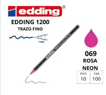 [119417] ROTULADOR EDDING 1200 ROSA NEON