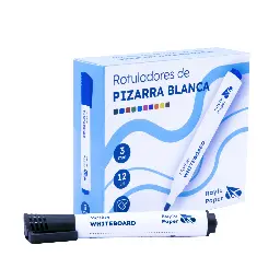 Rotulador De Pizarra Blanca Negro Raylu Flow