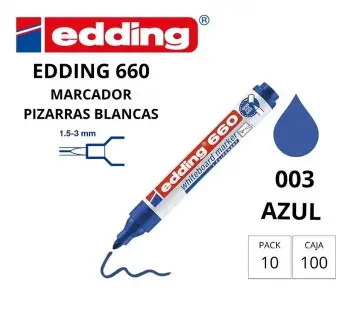 [118818] ROTULADOR EDDING PIZARRA BLANCA 660 AZUL