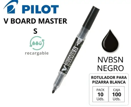 [120102] ROTULADOR PILOT V-BOARD MASTER S PIZARRA BLANCA NEGRO