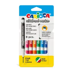 Rotuladores Pizarra Carioca 8 Colores