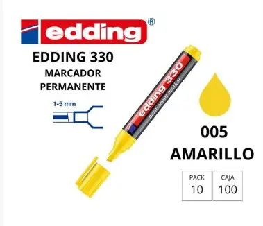 [120122] ROTULADOR EDDING PERMANENTE 330 AMARILLO