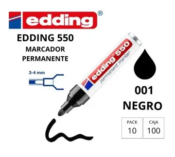 [120410] ROTULADOR EDDING PERMANENTE 550 NEGRO