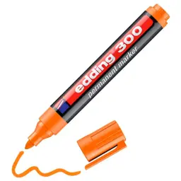 Rotulador Edding 300 Naranja Punta Cónica 1,5-3 Mm