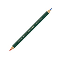 Lápiz Bicolor Faber-Castell Grueso Goldfaber Rojo/Azul Unidad