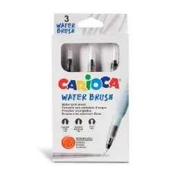 Pinceles Recargables Water Brush Carioca 3 Unidades