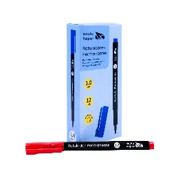 Rotulador Permanente Raylu Paper Data Pen Medio 1 Mm Rojo