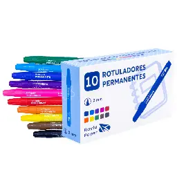 Rotulador Permanente Raylu Ultraink Surtido 10 Uds