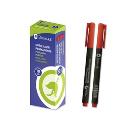 Rotulador Permanente Super Fino 0,4mm Rojo