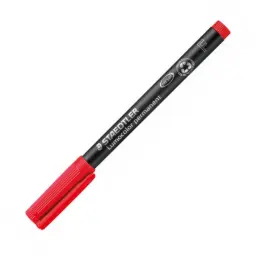 Rotulador Staedtler Lumocolor Permanente 318-2 Rojo Punta Fina
