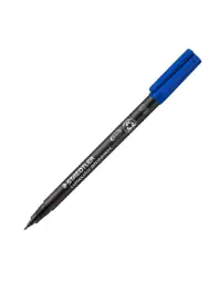 Rotulador Staedtler Lumocolor Permanente 313-3 Azul Punta Superfina