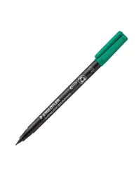 Rotulador Staedtler Lumocolor Permanente 313-5 Verde Punta Superfina