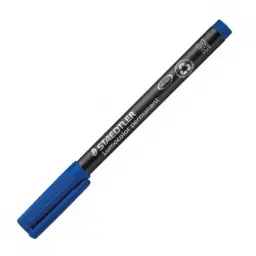Rotulador Staedtler Lumocolor Permanente 317-3 Azul Punta Media