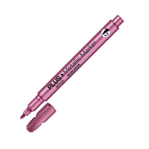 [080604] ROTULADOR PLUS METALLIC MARKER PURPURA