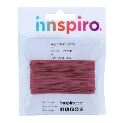 [70074] CORDÓN DE ALGODÓN FINO 1,5MM LILA INNSPIRO
