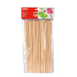 Palos Pincho De Madera Natural 200×3mm 50 Uds