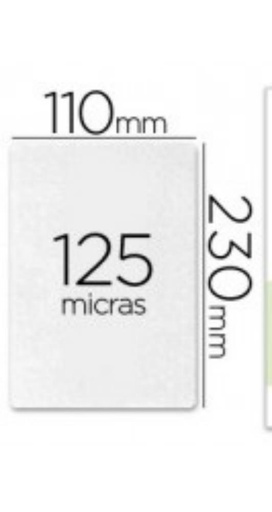 [220196] FUNDA MK PLASTIFICAR CARNET 110X220