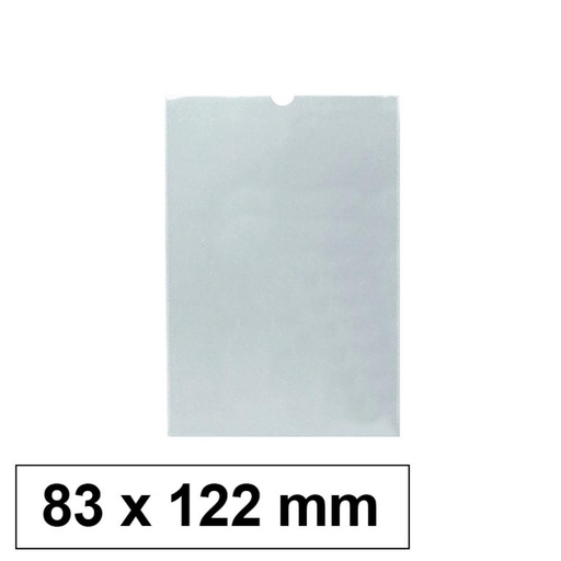 [180285] FUNDA PORTACARNET IBERPLAS PVC 150 MICRAS 80X120MM