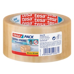 Precinto Tesa Pvc Transparente 50mm×66 M