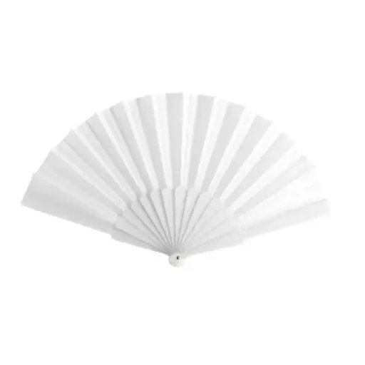 ABANICO BLANCO DE PLÁSTICO 8096