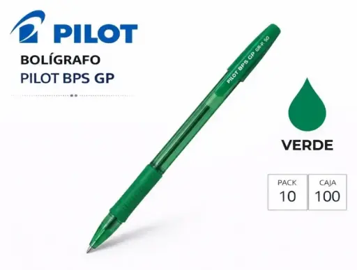 [080699] BOLÍGRAFO PILOT BPS GP VERDE