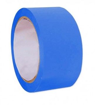 [825626] PRECINTO DE EMBALAJE PVC AZUL OSCURO 66M×50MM