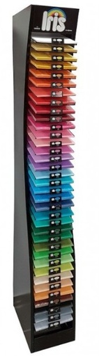 [825430] EXPOSITOR METÁLICO 36 ESTANTES PARA CARTULINA DIN A4 GUARRO