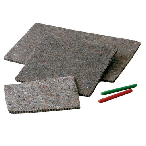 [649945] FIELTRO PARA PICADO FAIBO 200X200MM ESPESOR 5MM 10 UNIDADES