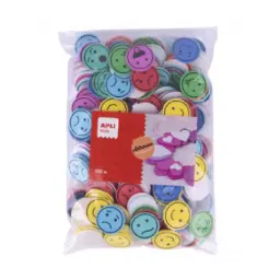 Formas Goma Eva Adhesivas Expresiones Maxi Pack 500uds Ø 3,5cm