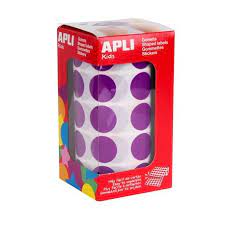 Gomets Apli Circulo 20,0 Lila Rollo