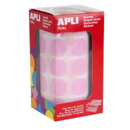 Gomets Apli Circulo 20,0 Rosa Rollo
